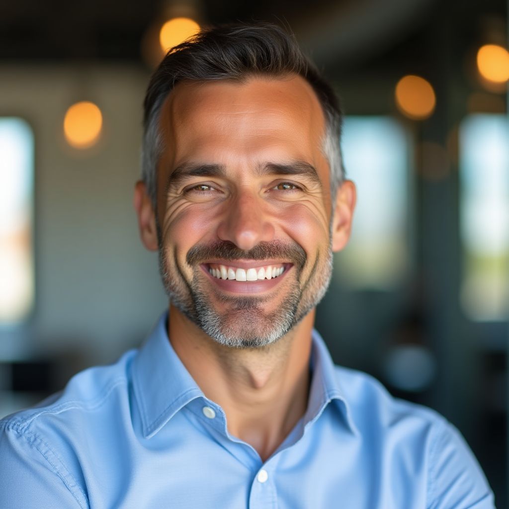 Retrato de Mateo Acosta, Consultor Senior para PyMEs